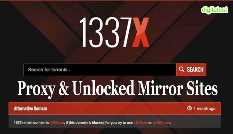 1337x Best Torrent Search Engine | 1337x.to, 1337x.is, 1337x.org